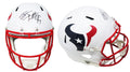 J.J. (JJ) Watt Signed Houston Texans Flat White Matte Riddell Full Size Speed Replica Helmet - WATREP301 - J.J. (JJ) Watt Signed Houston Texans Flat White Matte Riddell Full Size Speed Replica Helmet product image