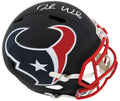 Deshaun Watson Signed Houston Texans Flat Black Matte Riddell Full Size Speed Replica Helmet (Beckett) - WATREP311 - Deshaun Watson Signed Houston Texans Flat Black Matte Riddell Full Size Speed Replica Helmet (Beckett) product image