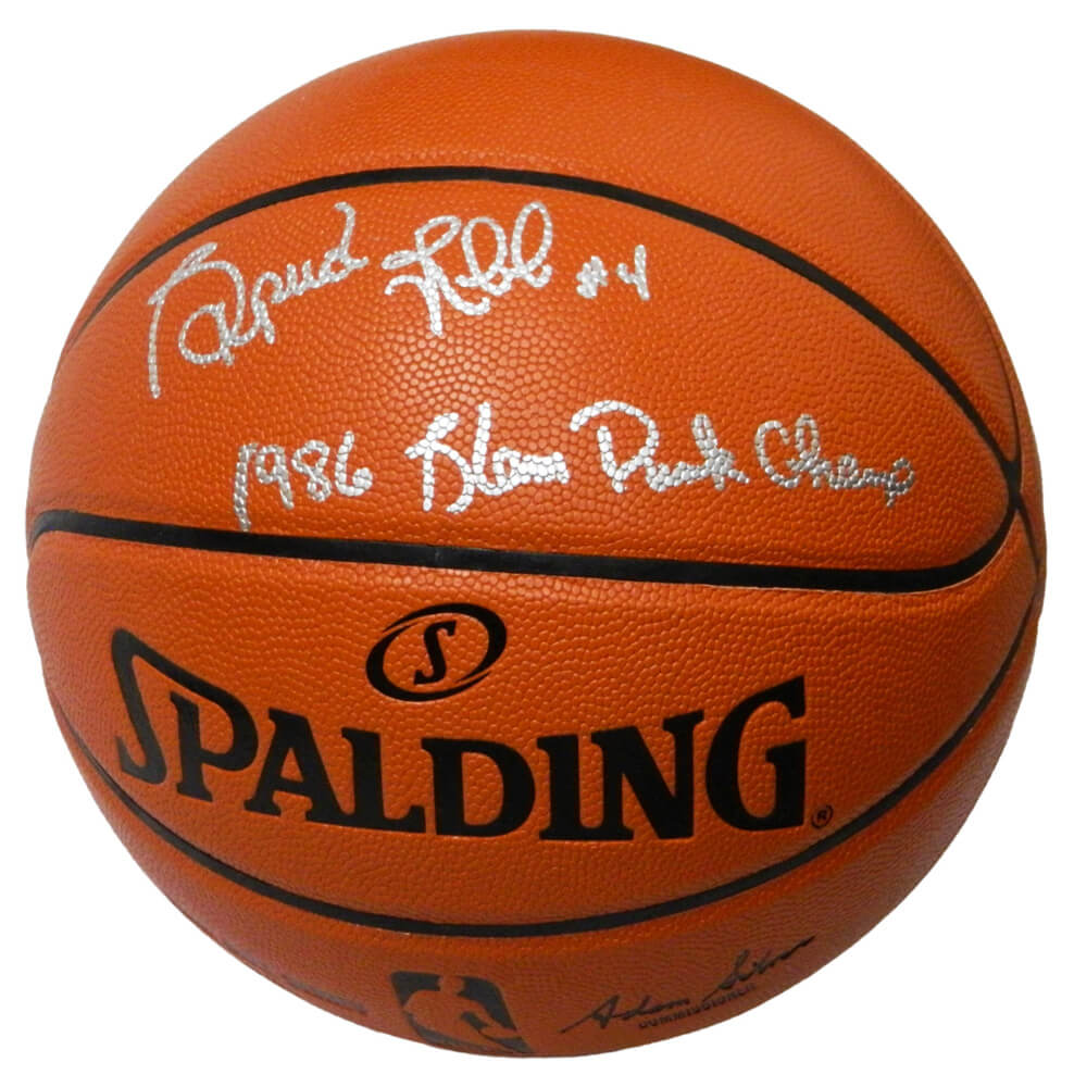 Spud Webb Signed Spalding NBA Game Series Replica Basketball w/1986 Slam Dunk Champ - WEBBSK200 - Spud Webb Signed Spalding NBA Game Series Replica Basketball w/1986 Slam Dunk Champ product image