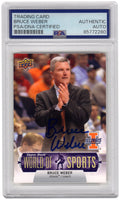 Bruce Weber Signed Illinois 2011 Upper Deck World of Sports Basketball Trading Card #86 - (PSA Encapsulated) - WEBCAR203 - Bruce Weber Signed Illinois 2011 Upper Deck World of Sports Basketball Trading Card #86 - (PSA Encapsulated) product image
