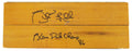 Spud Webb Signed 8x3 Basketball Court Floor Piece w/Slam Dunk Champ 86 - WEBFLO200 - Spud Webb Signed 8x3 Basketball Court Floor Piece w/Slam Dunk Champ 86 product image