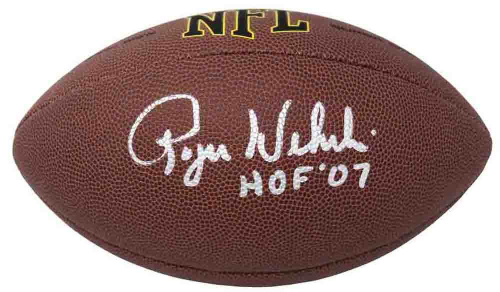 Roger Wehrli Signed Wilson Super Grip Full Size NFL Football w/HOF'07 - WEHFTB301 - Roger Wehrli Signed Wilson Super Grip Full Size NFL Football w/HOF'07 product image