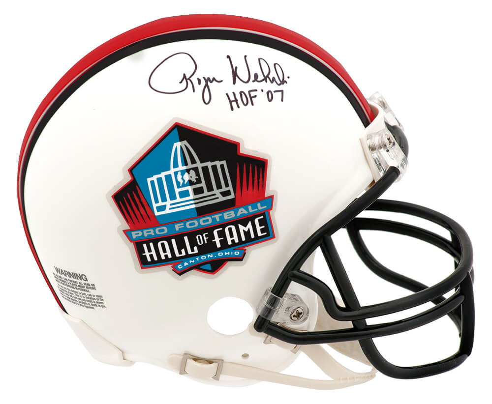 Roger Wehrli Signed Hall of Fame Riddell (VSR4) Mini Helmet w/HOF'07 - WEHMIN306 - Roger Wehrli Signed Hall of Fame Riddell (VSR4) Mini Helmet w/HOF'07 product image