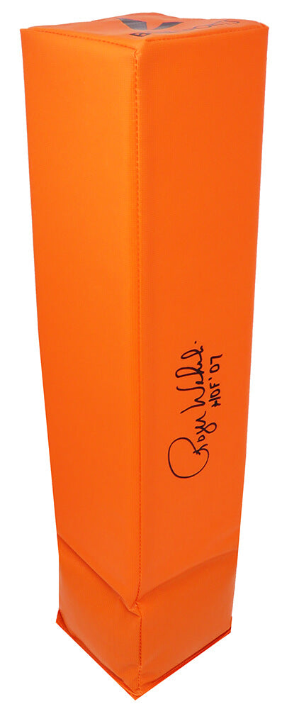 Roger Wehrli Signed Orange Endzone Pylon w/HOF'07 - WEHPYL300 - Roger Wehrli Signed Orange Endzone Pylon w/HOF'07 product image