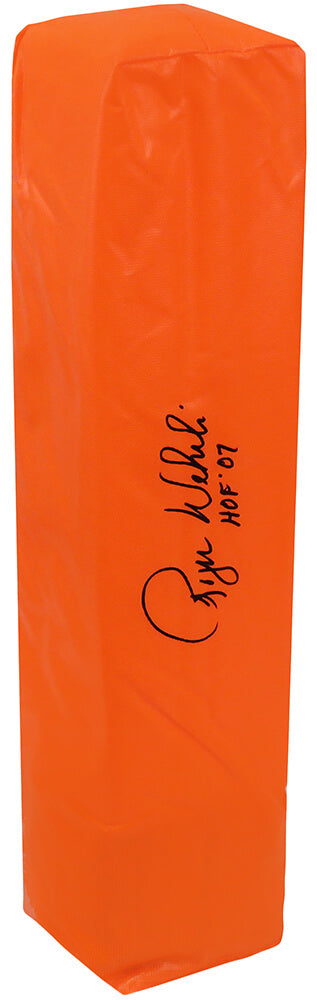 Roger Wehrli Signed Champro Orange Endzone Pylon w/HOF'07 - WEHPYL301 - Roger Wehrli Signed Champro Orange Endzone Pylon w/HOF'07 product image