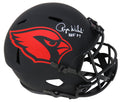 Roger Wehrli Signed Cardinals Eclipse Black Matte Riddell Full Size Speed Replica Helmet w/HOF'07 - WEHREP301 - Roger Wehrli Signed Cardinals Eclipse Black Matte Riddell Full Size Speed Replica Helmet w/HOF'07 product image