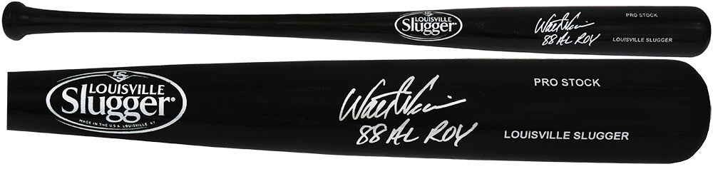 Walt Weiss Signed Louisville Slugger Pro Black Baseball Bat w/88 AL ROY - WEIBAT100 - Walt Weiss Signed Louisville Slugger Pro Black Baseball Bat w/88 AL ROY product image