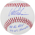 Walt Weiss Signed Rawlings Official MLB Baseball w/88 AL ROY, 89 WS Champs - WEIBSB101 - Walt Weiss Signed Rawlings Official MLB Baseball w/88 AL ROY, 89 WS Champs product image