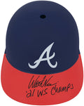 Walt Weiss Signed Atlanta Braves Souvenir Replica Batting Helmet w/2021 WS Champs - WEIBTH101 - Walt Weiss Signed Atlanta Braves Souvenir Replica Batting Helmet w/2021 WS Champs product image