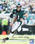 Carson Wentz Signed Philadelphia Eagles Action 8x10 Photo - WEN08P300 - Carson Wentz Signed Philadelphia Eagles Action 8x10 Photo product image