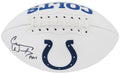 Carson Wentz Signed Indianapolis Colts Jarden White Panel Logo Football (Fanatics) - WENFTB300 - Carson Wentz Signed Indianapolis Colts Jarden White Panel Logo Football (Fanatics) product image
