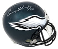 Carson Wentz Signed Philadelphia Eagles Riddell Full-Size Replica Helmet - WENREP300 - Carson Wentz Signed Philadelphia Eagles Riddell Full-Size Replica Helmet product image
