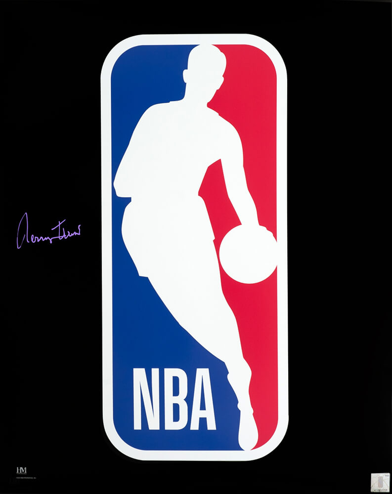Jerry West Signed NBA Logo Image 16x20 Photo - WES16P200 - Jerry West Signed NBA Logo Image 16x20 Photo product image