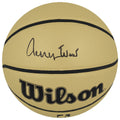 Jerry West Signed Wilson Gold Full Size NBA Basketball - WESBSK212 - Jerry West Signed Wilson Gold Full Size NBA Basketball product image