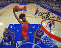 Coby White Signed Chicago Bulls Dunk vs 76ers 8x10 Photo - (Fanatics) - WHI08P201 - Coby White Signed Chicago Bulls Dunk vs 76ers 8x10 Photo - (Fanatics) product image