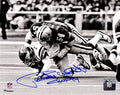 Randy White Signed Dallas Cowboys Sack B&W 8x10 Photo w/HOF'94 - WHI08P304 - Randy White Signed Dallas Cowboys Sack B&W 8x10 Photo w/HOF'94 product image