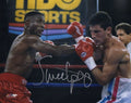 Pernell 'Sweet Pea' Whitaker Signed Boxing Red Trunks Punching Action 8x10 Photo - WHI08P502TW - Pernell 'Sweet Pea' Whitaker Signed Boxing Red Trunks Punching Action 8x10 Photo product image