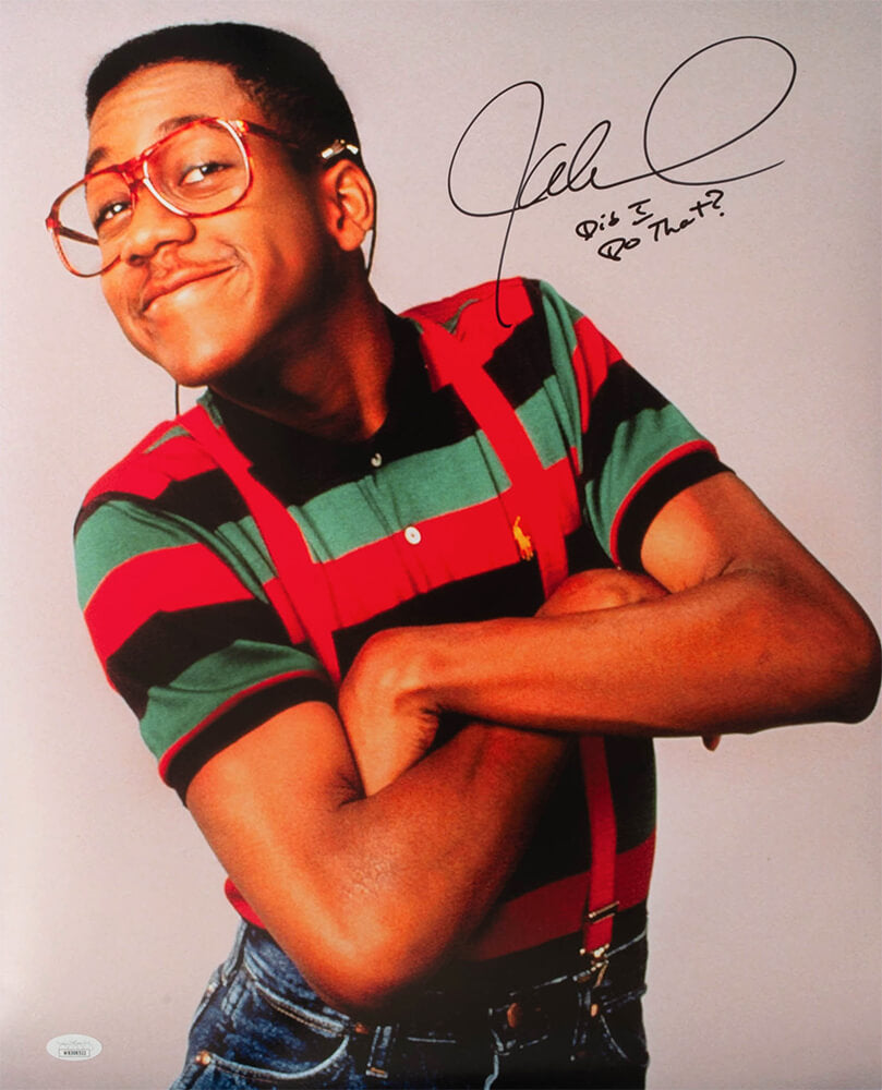 Jaleel White Signed Steve Urkel Family Matters 16x20 Photo w/Did I Do That? - WHI16P510 - Jaleel White Signed Steve Urkel Family Matters 16x20 Photo w/Did I Do That? product image