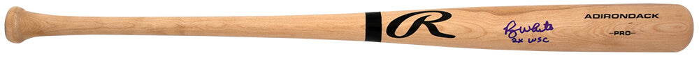 Roy White Signed Rawlings Pro Blonde Baseball Bat w/2x WSC - WHIBAT110 - Roy White Signed Rawlings Pro Blonde Baseball Bat w/2x WSC product image