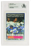 Randy White Signed Cowboys 1983 Topps Football Trading Card #57 w/HOF'94 (Beckett Encapsulated) - WHICAR302 - Randy White Signed Cowboys 1983 Topps Football Trading Card #57 w/HOF'94 (Beckett Encapsulated) product image