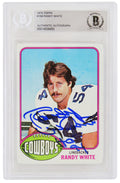 Randy White Signed Dallas Cowboys 1976 Topps Rookie Card #158 w/HOF'94 (Beckett Encapsulated) - WHICAR304 - Randy White Signed Dallas Cowboys 1976 Topps Rookie Card #158 w/HOF'94 (Beckett Encapsulated) product image