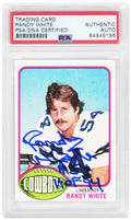 Randy White Signed Dallas Cowboys 1976 Topps Rookie Card #158 w/HOF'94 (PSA Encapsulated) - WHICAR305 - Randy White Signed Dallas Cowboys 1976 Topps Rookie Card #158 w/HOF'94 (PSA Encapsulated) product image