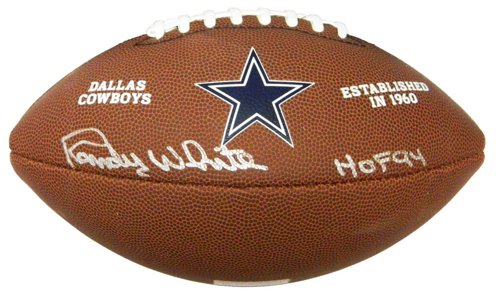 Randy White Signed Dallas Cowboys NFL Logo Wilson Football w/HOF'94 - WHIFTB313 - Randy White Signed Dallas Cowboys NFL Logo Wilson Football w/HOF'94 product image