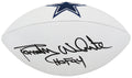 Randy White Signed Dallas Cowboys Wilson White Logo Football w/HOF'94 - WHIFTB316 - Randy White Signed Dallas Cowboys Wilson White Logo Football w/HOF'94 product image