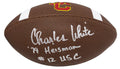 Charles White Signed USC Trojan Baden Logo Football w/79 Heisman - WHIFTB322 - Charles White Signed USC Trojan Baden Logo Football w/79 Heisman product image