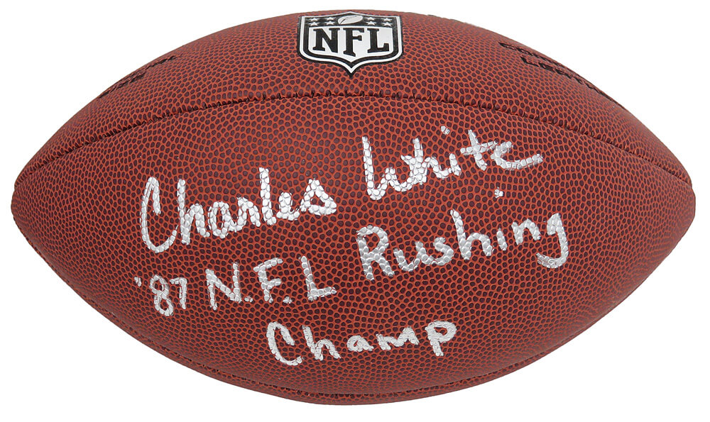 Charles White Signed Wilson Limited Full Size NFL Football w/87 Rushing Champ - WHIFTB323 - Charles White Signed Wilson Limited Full Size NFL Football w/87 Rushing Champ product image