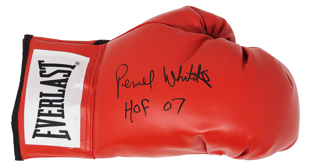 Pernell Whitaker Signed Everlast Red Boxing Glove w/HOF'07 - WHIGLV502 - Pernell Whitaker Signed Everlast Red Boxing Glove w/HOF'07 product image