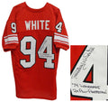 Randy White Signed Red Throwback Custom Football Jersey w/2x All-American, 74 Lombardi Award - WHIJRY301 - Randy White Signed Red Throwback Custom Football Jersey w/2x All-American, 74 Lombardi Award product image