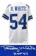 Randy White Signed White Throwback Custom Football Jersey w/HOF'94 - WHIJRY307 - Randy White Signed White Throwback Custom Football Jersey w/HOF'94 product image