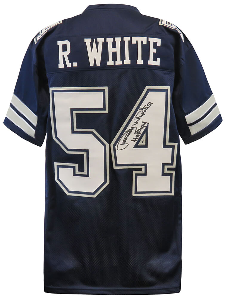 Randy White Signed Navy T/B Custom Football Jersey w/HOF'94 - WHIJRY309 - Randy White Signed Navy T/B Custom Football Jersey w/HOF'94 product image