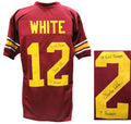Charles White Signed Red Throwback Custom Football Jersey w/78 Nat'l Champ, 79 Heisman, 2x All American - WHIJRY313 - Charles White Signed Red Throwback Custom Football Jersey w/78 Nat'l Champ, 79 Heisman, 2x All American product image
