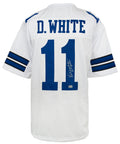 Danny White Signed White Custom Football Jersey - WHIJRY340 - Danny White Signed White Custom Football Jersey product image