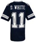 Danny White Signed Navy Custom Football Jersey w/SB XII Champs - WHIJRY342 - Danny White Signed Navy Custom Football Jersey w/SB XII Champs product image