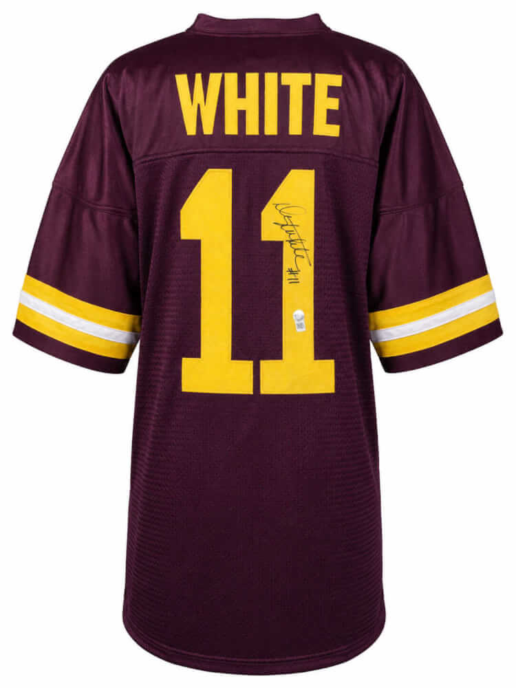 Danny White Signed Maroon Custom College Football Jersey - WHIJRY343 - Danny White Signed Maroon Custom College Football Jersey product image