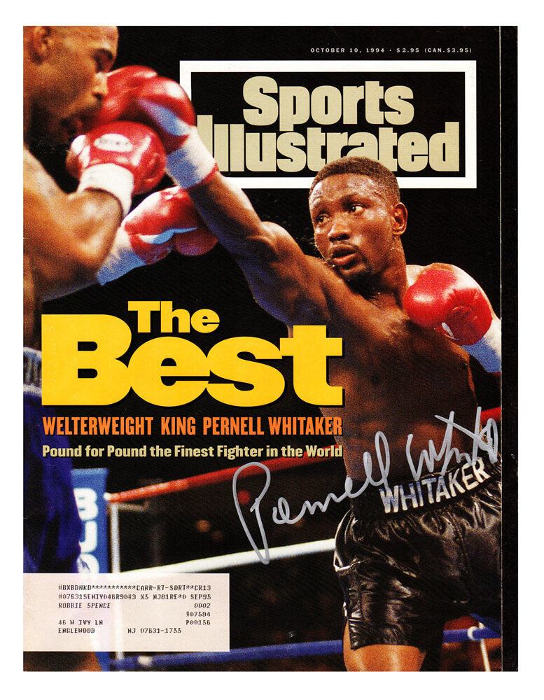 Pernell Whitaker Signed Sports Illustrated 'The Best' October 10, 1994 Original Magazine - WHIMAG500 - Pernell Whitaker Signed Sports Illustrated 'The Best' October 10, 1994 Original Magazine product image