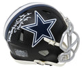 Randy White Signed Dallas Cowboys Flat Black Matte Riddell Speed Mini Helmet w/HOF'94 - WHIMIN306 - Randy White Signed Dallas Cowboys Flat Black Matte Riddell Speed Mini Helmet w/HOF'94 product image