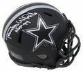 Randy White Signed Dallas Cowboys Eclipse Black Matte Riddell Speed Mini Helmet w/HOF'94 - WHIMIN307 - Randy White Signed Dallas Cowboys Eclipse Black Matte Riddell Speed Mini Helmet w/HOF'94 product image