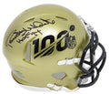 Randy White Signed NFL 100th Season Logo Gold Riddell Speed Mini Helmet w/HOF'94 - WHIMIN308 - Randy White Signed NFL 100th Season Logo Gold Riddell Speed Mini Helmet w/HOF'94 product image