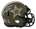 Randy White Signed Dallas Cowboys Salute to Service Riddell Speed Mini Helmet w/HOF'94 - WHIMIN316 - Randy White Signed Dallas Cowboys Salute to Service Riddell Speed Mini Helmet w/HOF'94 product image