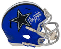 Danny White Signed Dallas Cowboys FLASH Riddell Speed Mini Helmet - WHIMIN331 - Danny White Signed Dallas Cowboys FLASH Riddell Speed Mini Helmet product image