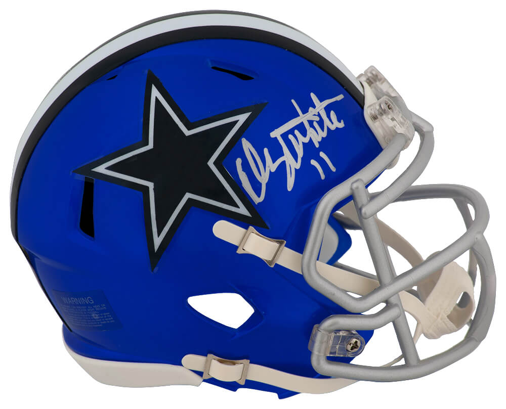Danny White Signed Dallas Cowboys FLASH Riddell Speed Mini Helmet - WHIMIN331 - Danny White Signed Dallas Cowboys FLASH Riddell Speed Mini Helmet product image