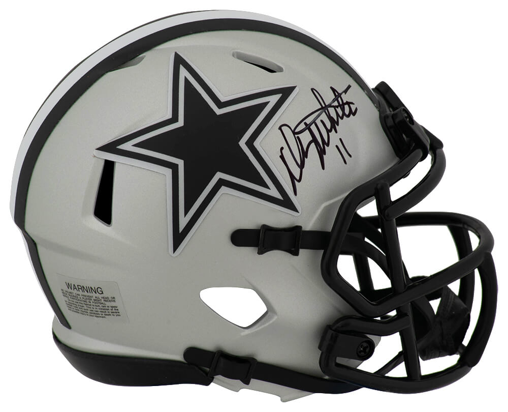 Danny White Signed Dallas Cowboys RAVE Riddell Speed Mini Helmet - WHIMIN332 - Danny White Signed Dallas Cowboys RAVE Riddell Speed Mini Helmet product image