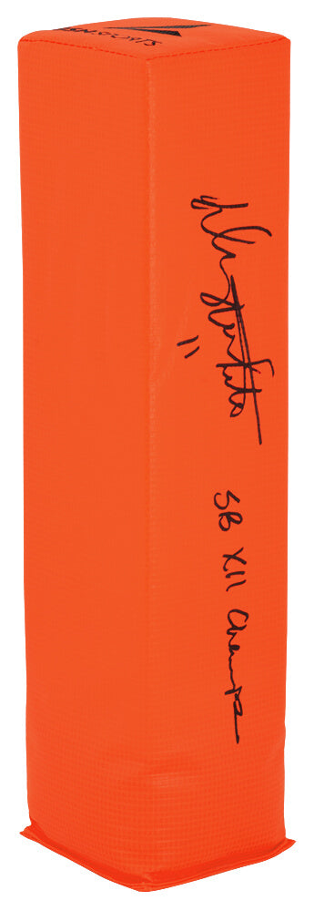 Danny White Signed BSN Orange Endzone Football Pylon w/SB XII Champs - WHIPYL320 - Danny White Signed BSN Orange Endzone Football Pylon w/SB XII Champs product image