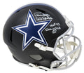 Randy White Signed Dallas Cowboys Flat Black Matte Riddell Full-Size Speed Replica Helmet w/HOF'94, Co-MVP SB XII - WHIREP307 - Randy White Signed Dallas Cowboys Flat Black Matte Riddell Full-Size Speed Replica Helmet w/HOF'94, Co-MVP SB XII product image