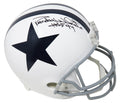 Randy White Signed Dallas Cowboys Throwback White Riddell Full-Size Replica Helmet w/HOF'94 - WHIREP308 - Randy White Signed Dallas Cowboys Throwback White Riddell Full-Size Replica Helmet w/HOF'94 product image