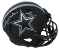 Randy White Signed Dallas Cowboys Eclipse Black Matte Riddell Full-Size Speed Replica Helmet w/HOF'94 - WHIREP312 - Randy White Signed Dallas Cowboys Eclipse Black Matte Riddell Full-Size Speed Replica Helmet w/HOF'94 product image
